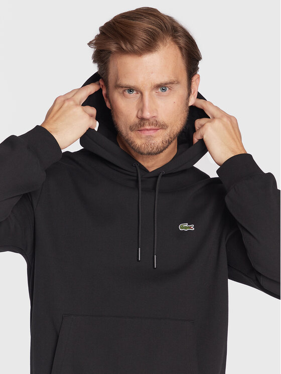 Lacoste Lacoste Μπλούζα SH9623 Μαύρο Classic Fit