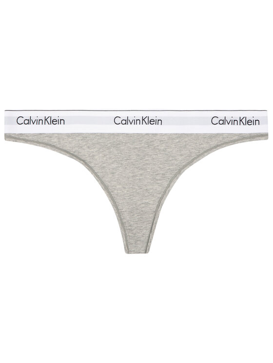 Calvin Klein Underwear Calvin Klein Underwear Stringi 0000F3786E Szary