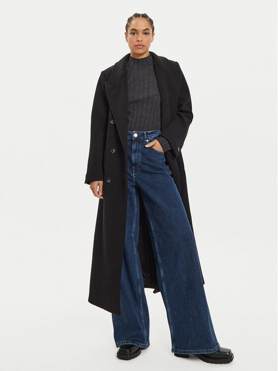 IVY OAK IVY OAK Jeans hlače Prijanka IO115188 Mornarsko modra Wide Leg