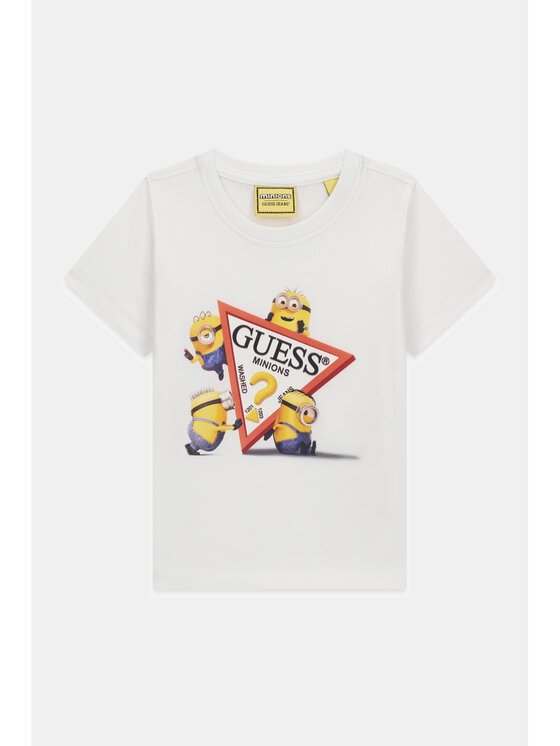 Guess Kids Guess Kids T-Shirt 183593 Bílá Classic Fit