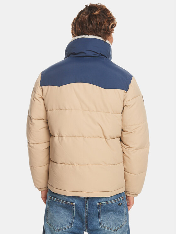 Quiksilver Quiksilver Geacă din puf The Puffer Jckt EQYJK03981 Bej Regular Fit