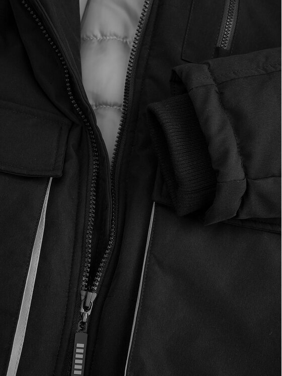 Coccodrillo Coccodrillo Geacă de iarnă ZC4152107OBK Negru Regular Fit
