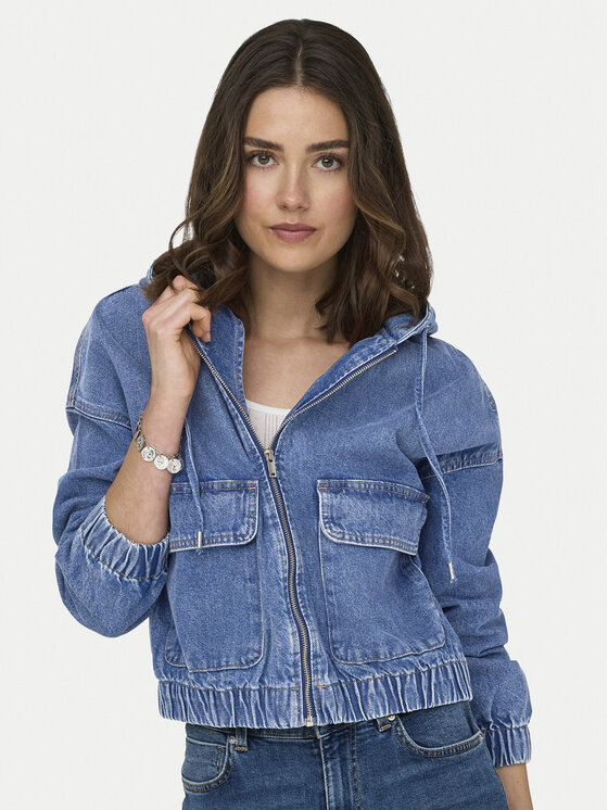 ONLY ONLY Farmer kabát Kenzie 15356696 Kék Regular Fit