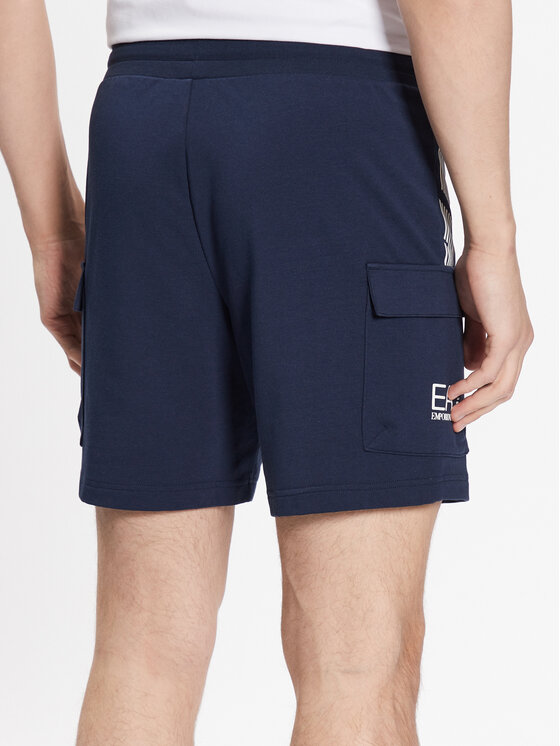 EA7 Emporio Armani EA7 Emporio Armani Športové kraťasy 3RPS55 PJLIZ 1554 Tmavomodrá Regular Fit