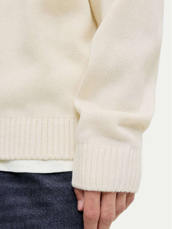 Jack & Jones Jack & Jones Sweter Urban 12278942 Écru Relaxed Fit