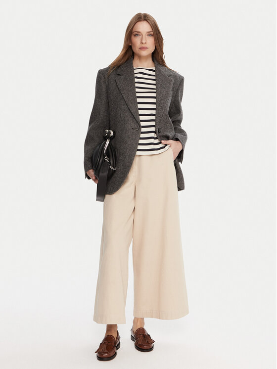 Weekend Max Mara Weekend Max Mara Bleizers Tronto 2525046042 Pelēks Regular Fit