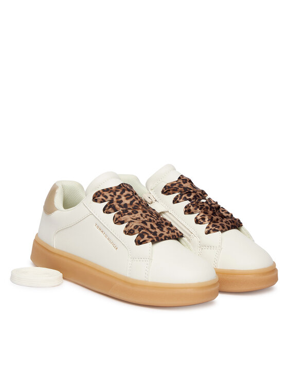 Tommy Hilfiger Tommy Hilfiger Sneakersy T1A9-34230-1355X024 S Écru