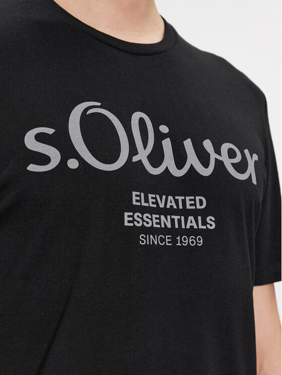s.Oliver s.Oliver T-Shirt 2139909 Szary Regular Fit