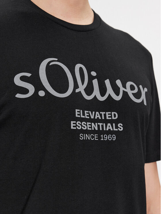 s.Oliver s.Oliver Тишърт 2139909 Сив Regular Fit