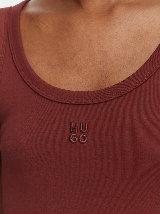 HUGO HUGO Top Datamia 50514489 Črna Slim Fit