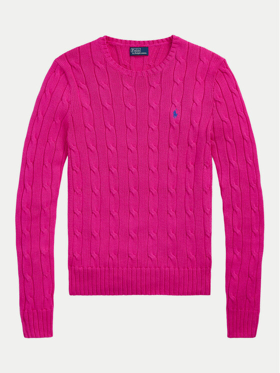 Polo Ralph Lauren Polo Ralph Lauren Džemper 211891640025 Ružičasta Slim Fit
