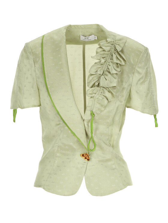 Potis & Verso Potis & Verso Marynarka Rosana Zielony Slim Fit