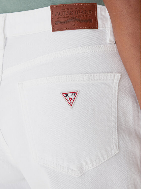 Guess Jeans Guess Jeans Дънки W5YA0I D0131 Бял Boyfriend Fit