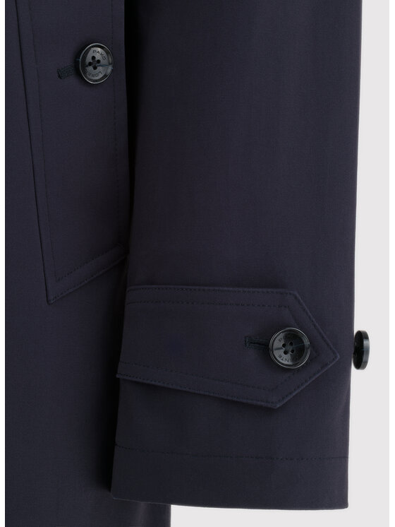 Pako Lorente Pako Lorente Płaszcz przejściowy P26WF-7X-009 Granatowy Straight Fit