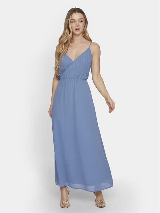 Vila Vila Rochie de seară Karin 14093601 Albastru Regular Fit