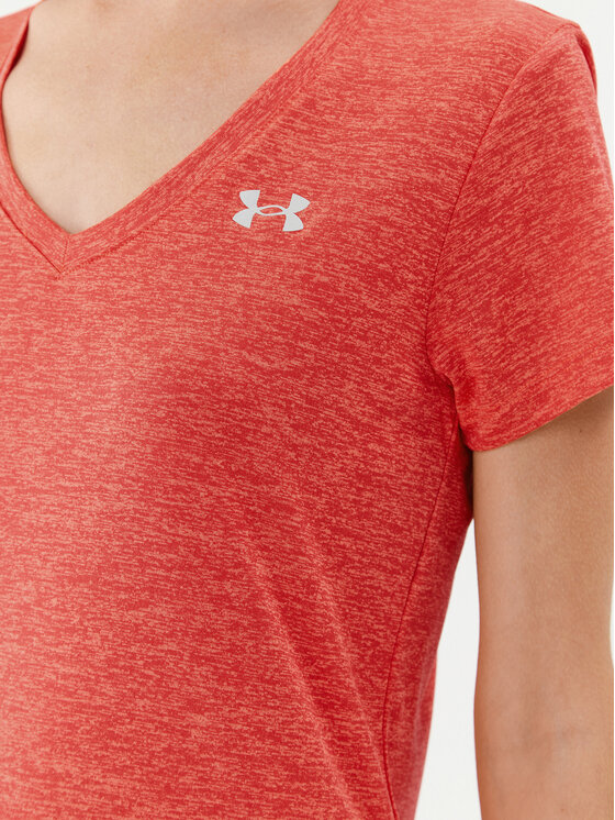 Under Armour Under Armour Tričko Tech Ssv - Twist 1258568 Červená Loose Fit