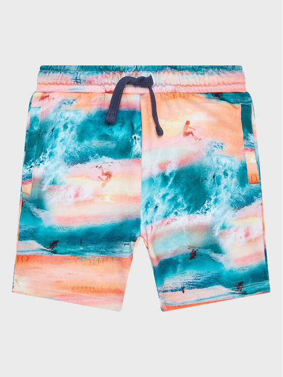 Guess Guess Pantaloni scurți sport N3GD04 KA6R3 Portocaliu Regular Fit