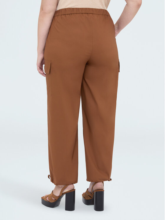 Fiorella Rubino Fiorella Rubino Spodnie materiałowe P732T005554N022 Brązowy Regular Fit