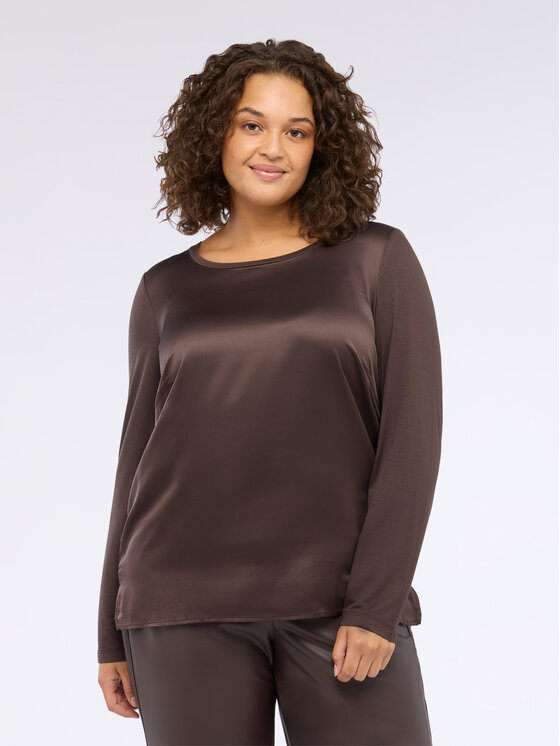 Fiorella Rubino Fiorella Rubino Bluzka G248L008560N022 Brązowy Regular Fit