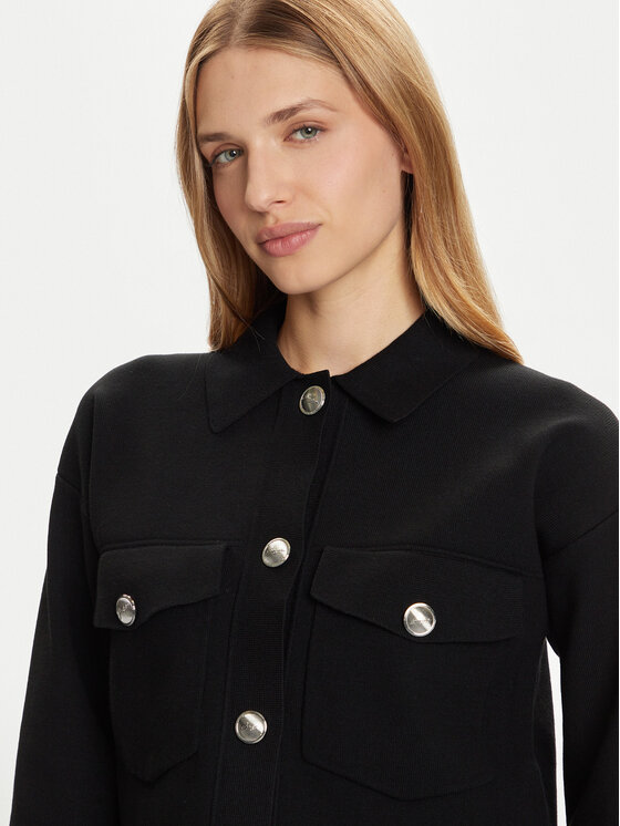 BOSS BOSS Strickjacke Furigo 50543970 Schwarz Regular Fit