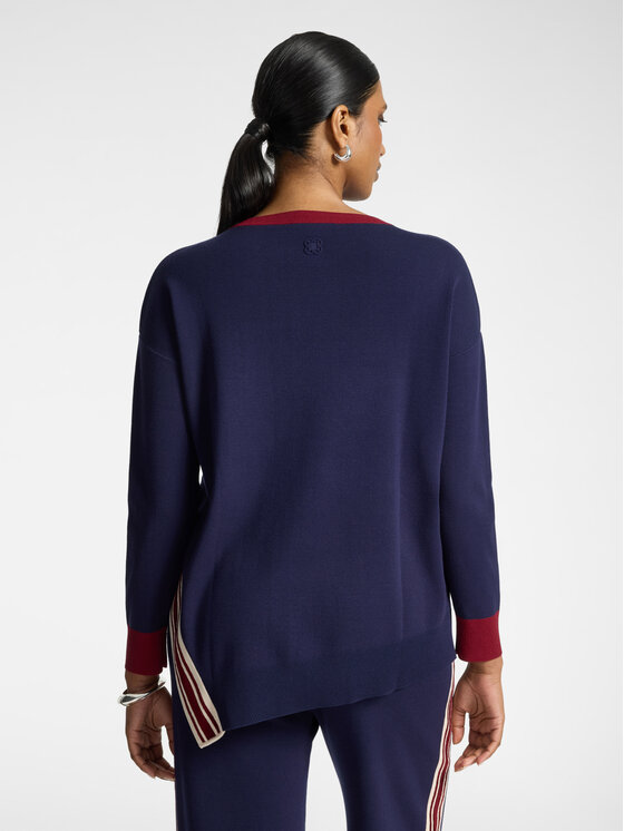 Elena Mirò Elena Mirò Sweter M064Z000827N0B1 Niebieski Boxy Fit