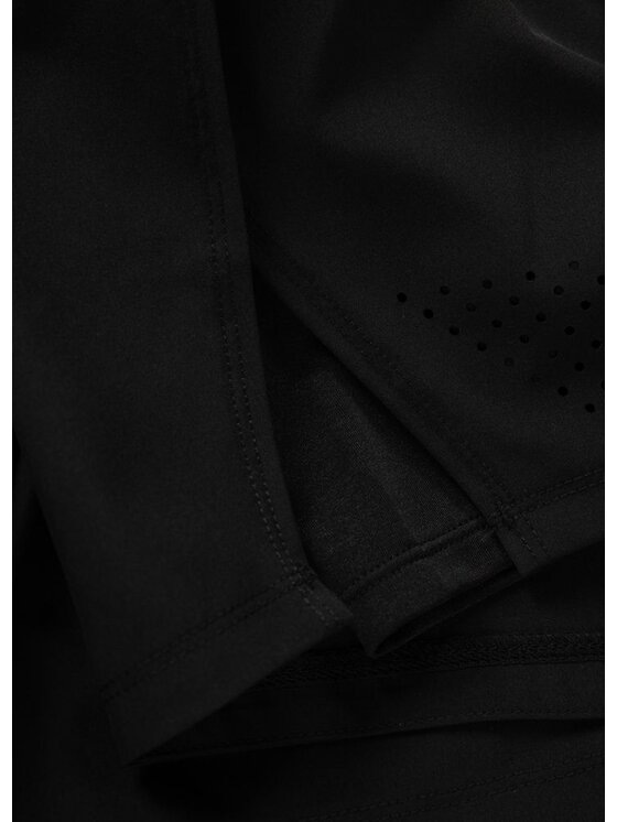 PITBULL PITBULL Szorty sportowe Small Logo Czarny Regular Fit