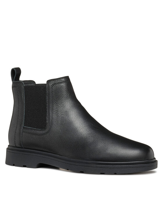 Geox Geox Členková obuv s elastickým prvkom U Spherica Ec1 U36D1C 00046 C9997 Čierna