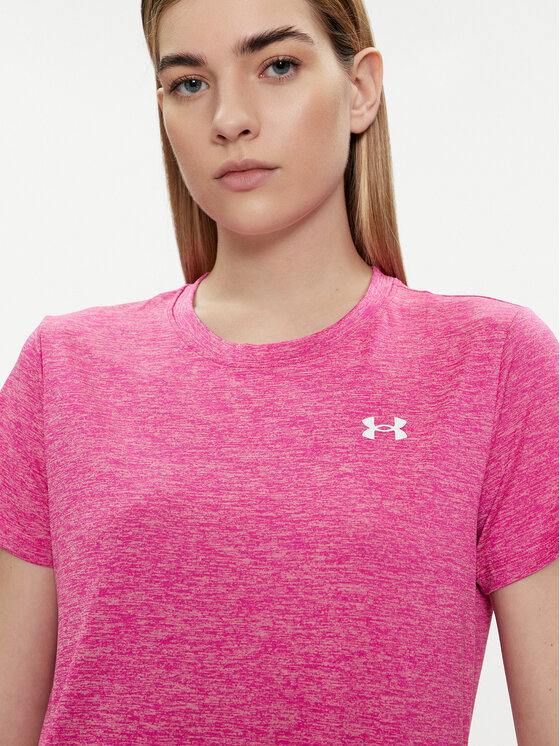 Under Armour Under Armour Techniniai marškinėliai Tech Ssc- Twist 1384230-652 Rožinė Loose Fit