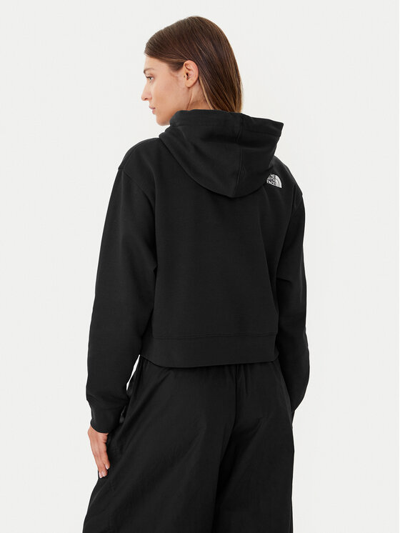 The North Face The North Face Felpa ESSENTIAL CROP HOODIE Nero Cropp Fit