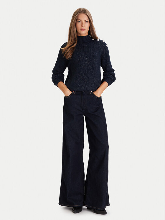 Morgan Morgan Rollkragenpullover 232-MSTORI Dunkelblau Regular Fit