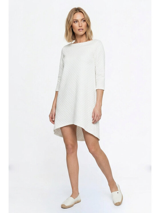 FIGL FIGL Φόρεμα καθημερινό M1363 Κρεμ Loose Fit