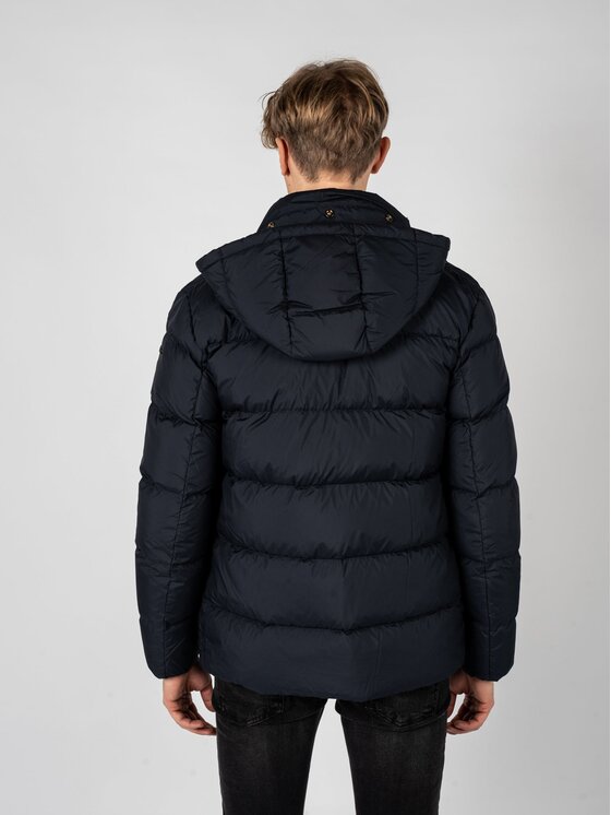 Geox Geox Μπουφάν μεταβατικό M2626J T2936 Σκούρο μπλε Regular Fit