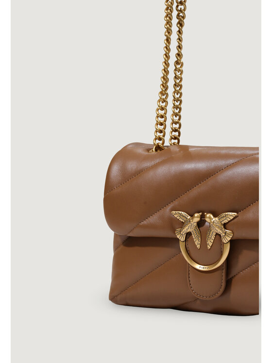 PINKO PINKO Torebka LOVE PUFF CLASSIC CL SHEEP NAPPA Brązowy