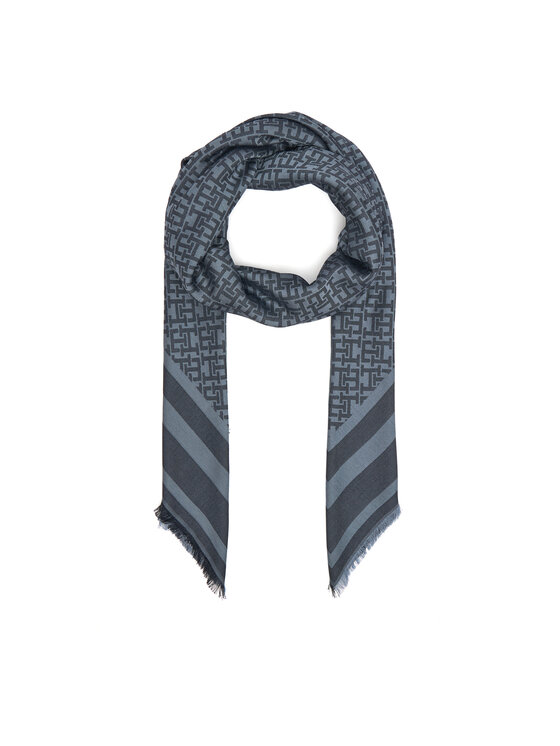 Fular Tommy Hilfiger Monogram AW0AW17493 Bleumarin