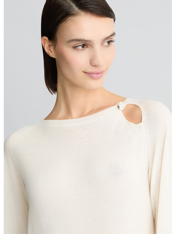 Liu Jo Liu Jo Maglione CA5103MA63OX0256 Bianco Regular Fit