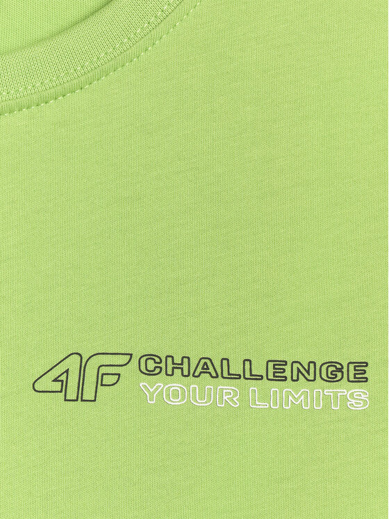 4F 4F T-Shirt URBAN COMMUTER Zielony Regular Fit
