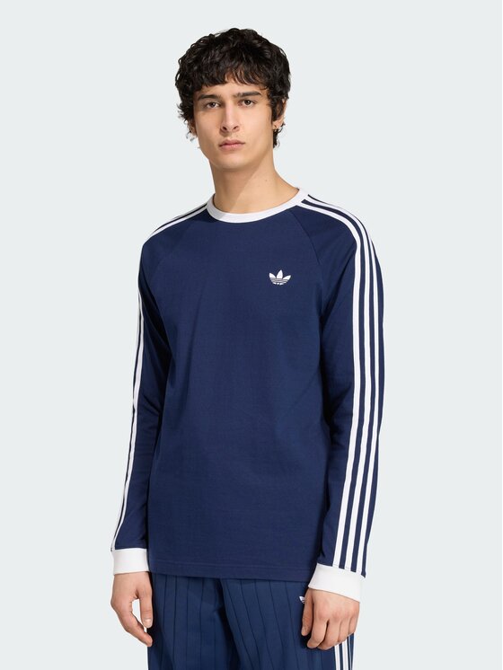 adidas adidas Тениска с дълъг ръкав 159298 Светлосин Regular Fit