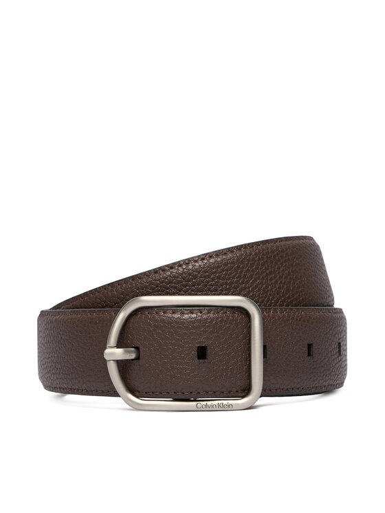 Calvin Klein Calvin Klein Curea pentru Bărbați Round Buckle 35Mm LV04D7024G Maro