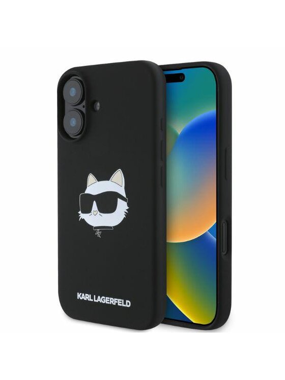 KARL LAGERFELD KARL LAGERFELD Etui na telefon Apple iPhone 16 Czarny