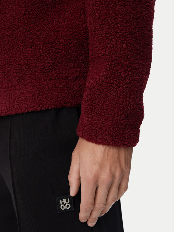 HUGO HUGO Fliis Derylong  50567951 Bordoopunane Relaxed Fit