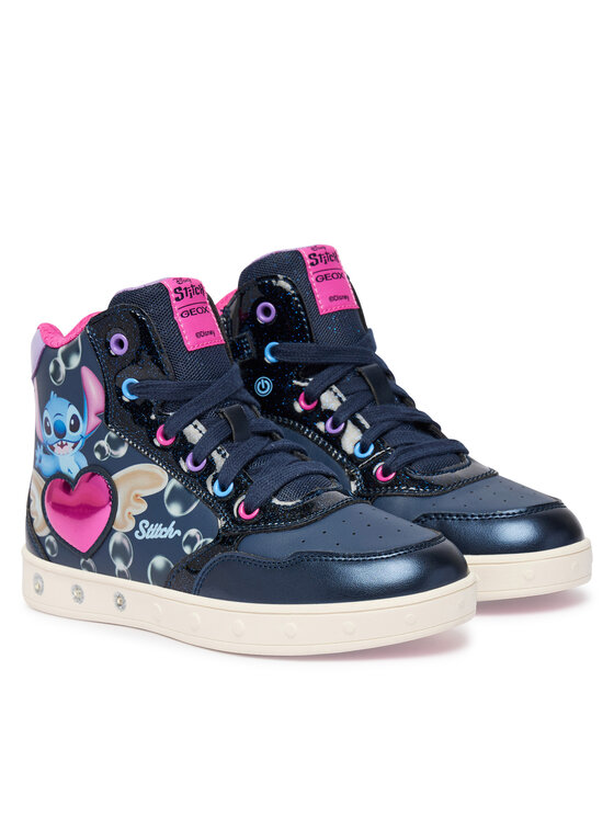 Geox Geox Laisvalaikio batai J Skylin Girl J668WE 054AJ C4268 D Tamsiai mėlyna