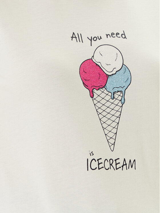 ONLY ONLY T-Shirt Fun Life 15349901 Žlutá Regular Fit