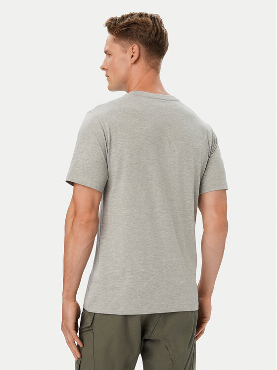 The North Face The North Face T-Shirt Evolution Simple Dome NF0A8CZ2 Szary Regular Fit