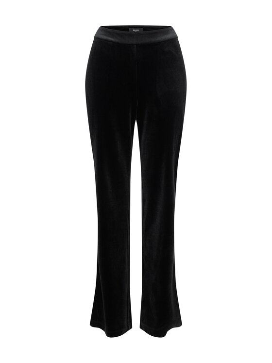 Esotiq Esotiq Spodnie materiałowe 46254 Czarny Regular Fit