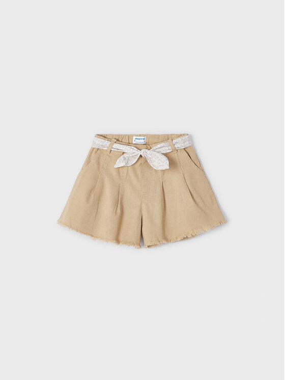 Mayoral Mayoral Pantalon scurți din material 3209 Bej