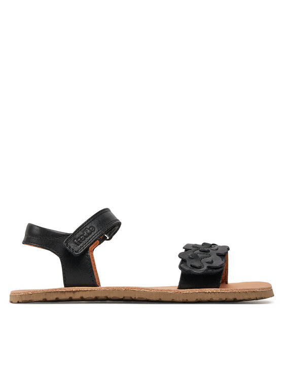 Froddo Sandále Barefoot Flexy Flowers G3150265-4 S Čierna
