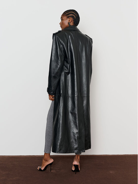 La Mania La Mania Cappotto di transizione WILMA 2 Nero Classic Fit