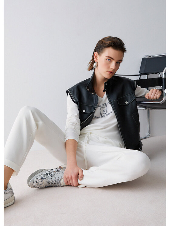 Liu Jo Liu Jo T-shirt TA6053JS003P9289 Bianco Regular Fit