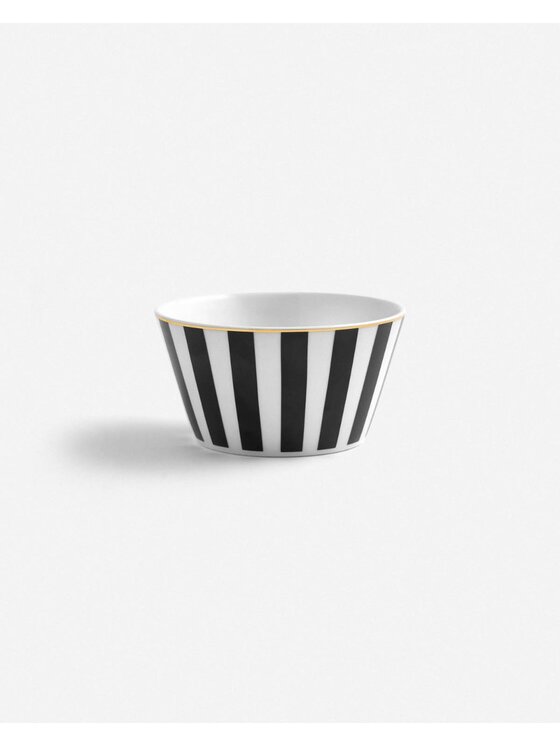 La Mania La Mania Miska Stripes Czarny
