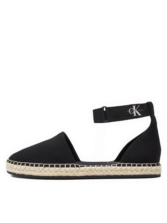 Calvin Klein Jeans Calvin Klein Jeans Espadrilky Ankle Espadrille Btw YW0YW01027 Černá